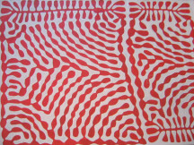 Mitjili Napurrula Uwalki ASAAMN1674 2005 180x150cm Acrylic paints on linen SOLD