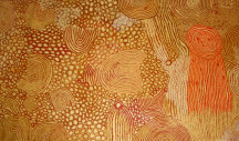 Walangkura Napanangka Old Womans Travelling Story ASAAWN1396 2005 180x300cm Acrylic paints on linen