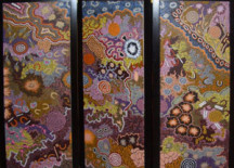 Gabriella Possum Grandmothers Country ACAAGPN7042 165x140cm Screen Acrylic paints on linen SOLD